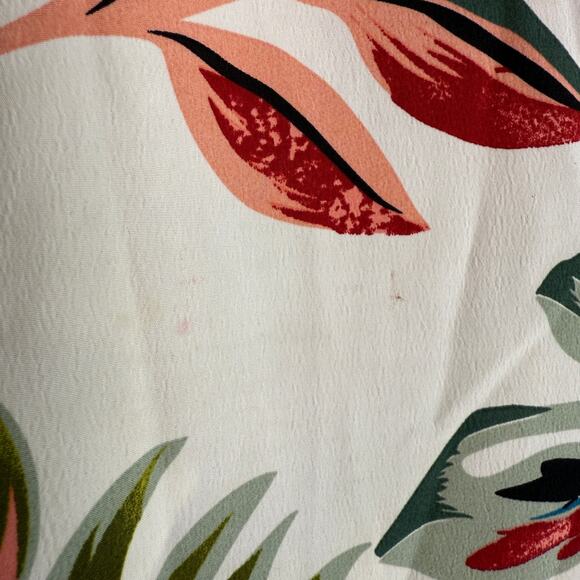 Alythea Blouse Top Women Medium Tropical Vacation Travel Hawaiian Sleeveless - Picture 4 of 9